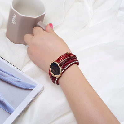 Magic Mirror Accessories Leather Bracelets