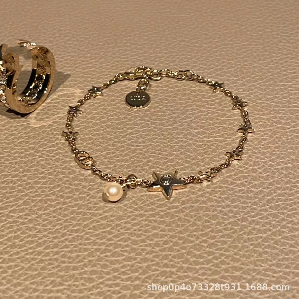Pentagram  Pearl Bracelet