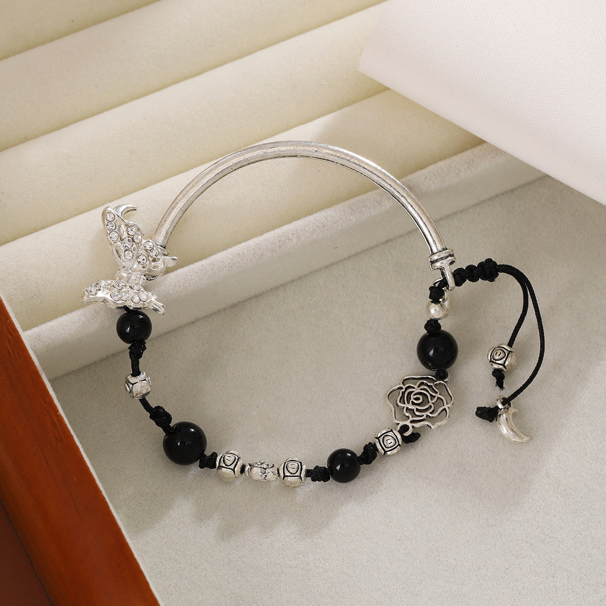 Vintage Butterfly Diamond Bracelet