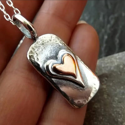 Double Love Retro Necklace