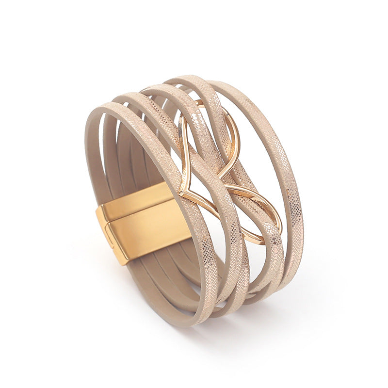 Colorful Multi-layer Leather Bracelets