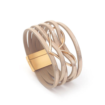 Colorful Multi-layer Leather Bracelets