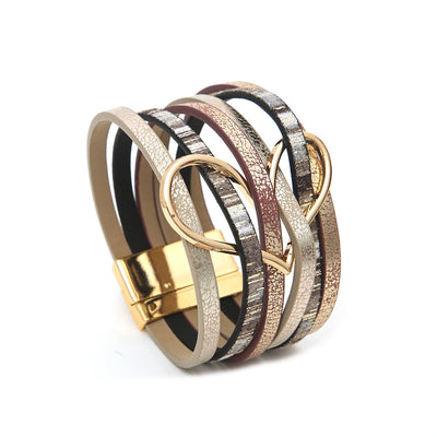 Colorful Multi-layer Leather Bracelets