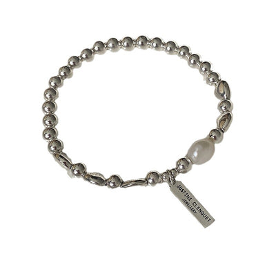 Geometric Rectangular Pearl Bracelet