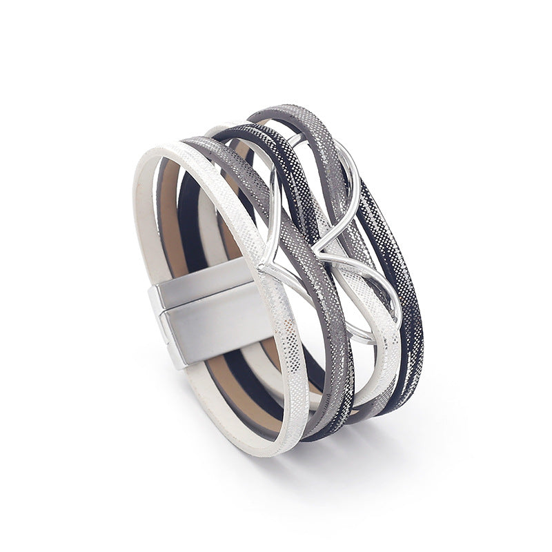 Colorful Multi-layer Leather Bracelets