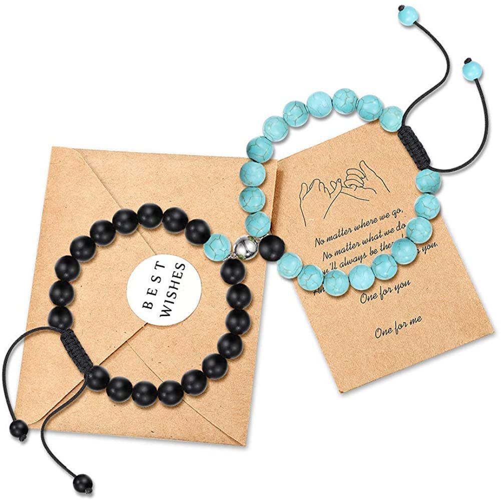 Colorful Stone Weaving Bracelet Couple Bracelet