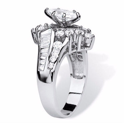 Zircon White Ring