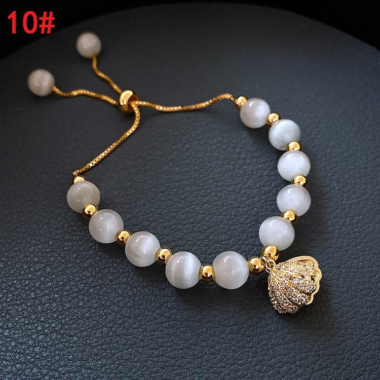 Baroque Freshwater Pearl Crystal Bracelet