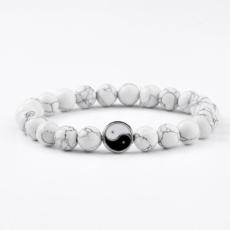 Tai Chi Frosted Handmade Bead Bracelet Bracelet