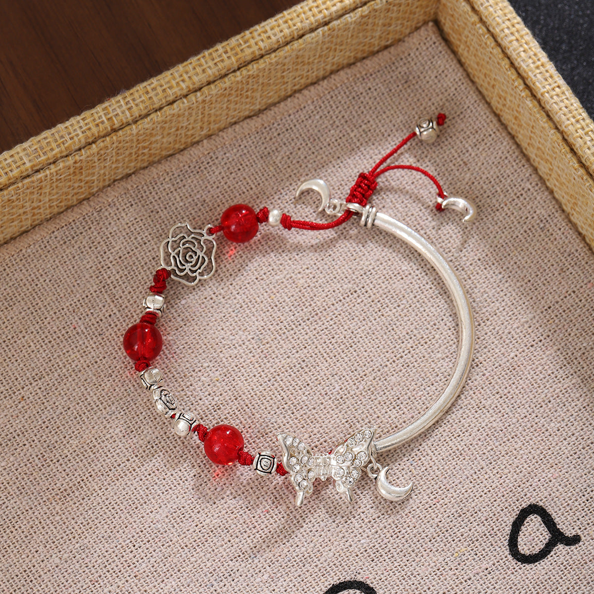 Vintage Butterfly Diamond Bracelet