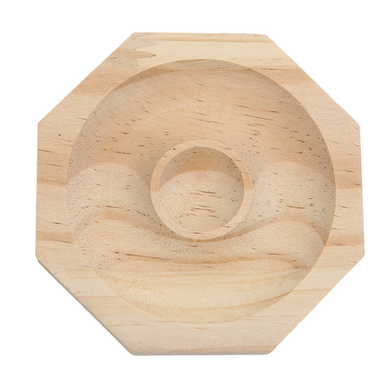Pine Wood Color Bracelet Display Plate