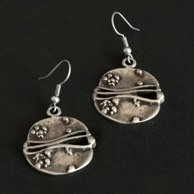 Geometric Circular Earrings