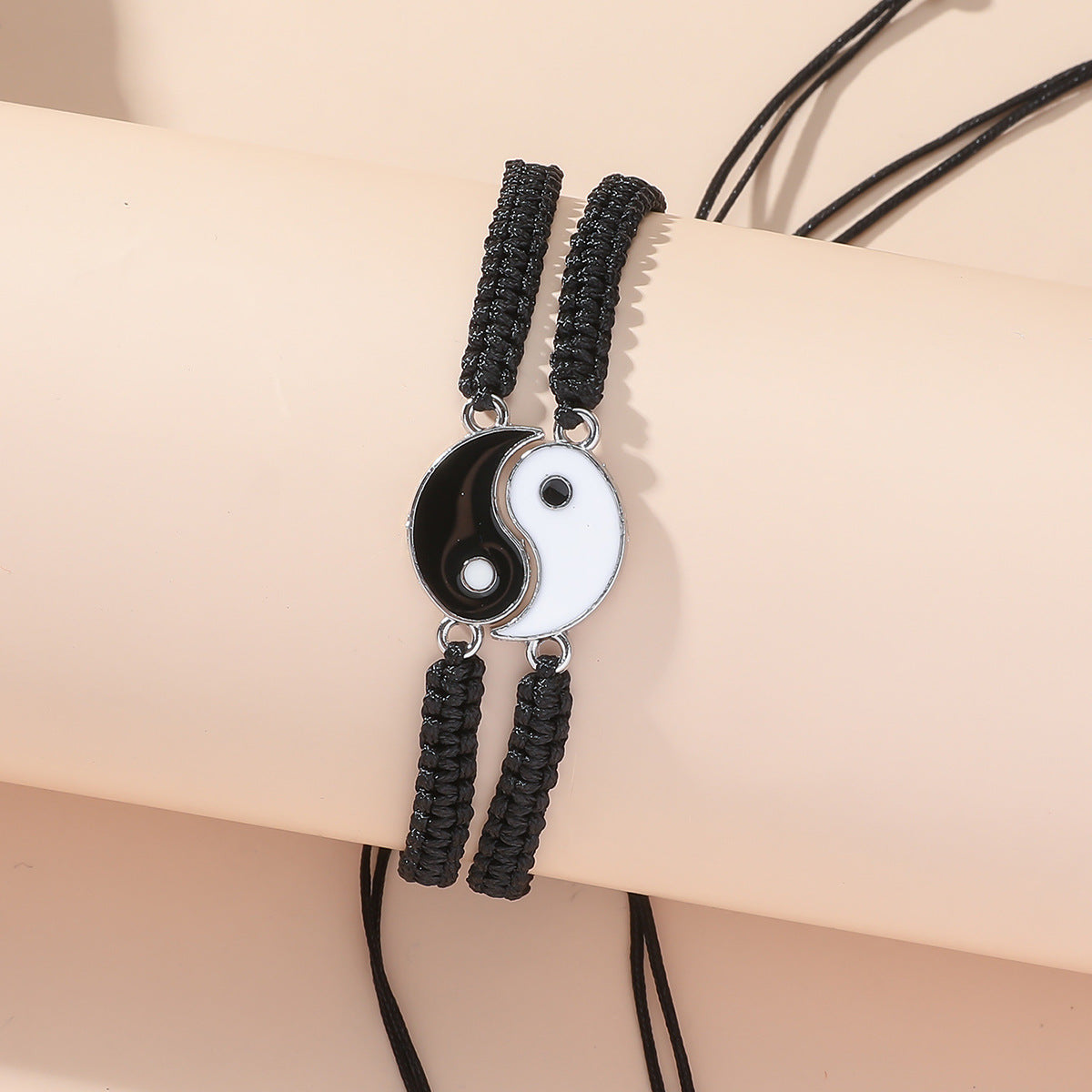 Tai Chi Woven Hand Woven Rope Couple Bracelet