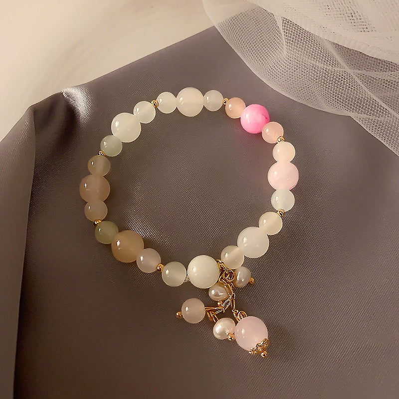 Baroque Freshwater Pearl Crystal Bracelet