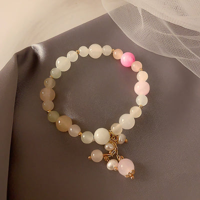 Baroque Freshwater Pearl Crystal Bracelet