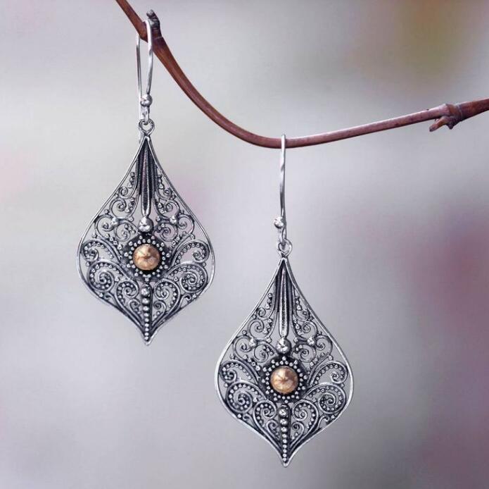 Retro  Hollow Pattern  Earrings