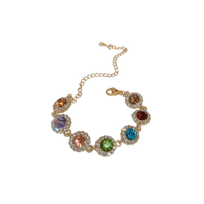 Retro Colored  Geometric Bracelet