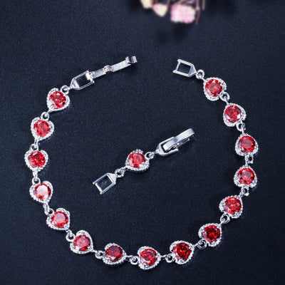 Heart  Zircon Bracelet
