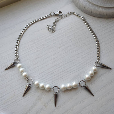 Pearl Nail Necklace