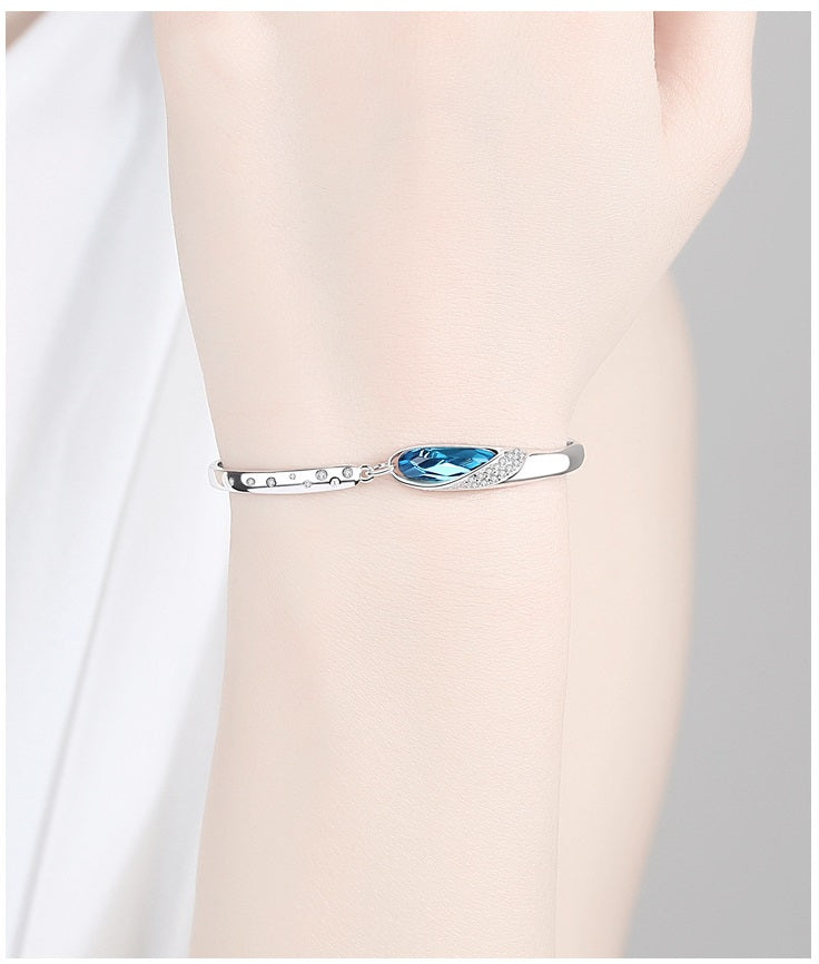 Crystal Bracelet Ocean Heart Bracelet