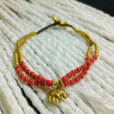 Retro Animal Handmade Woven Turquoise Bracelet