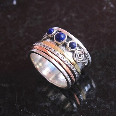 🔥🔥Last Day 49% OFF🎁Bohemian Sapphire Meditation Ring