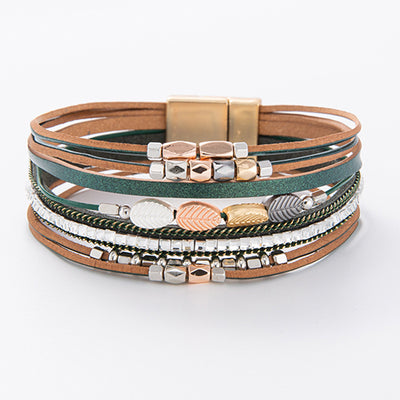 Summer Beach Leather Bracelet