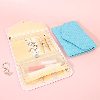 Velvet Jewelry Portable Folding Bag