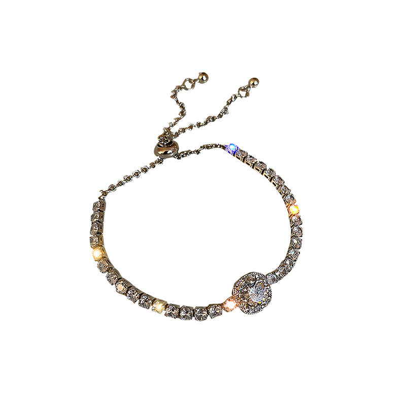 Square Diamond Studded Bracelet