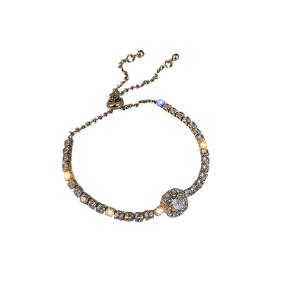 Square Diamond Studded Bracelet