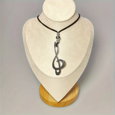 Boho Musical Note Shape Pendant Necklace