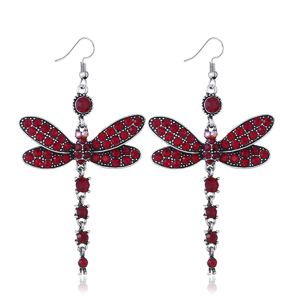 Clocs Gwehydd yr Iâr Hynafol Lliw Las gyda Strwythurau Rhinestone wedi'u Gwneud yn yr Wyneb.
