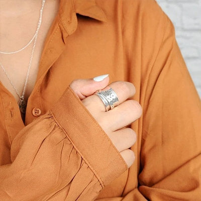 🔥🔥Last Day 49% OFF🎁Dandelion Flower Spinner Alloy Ring