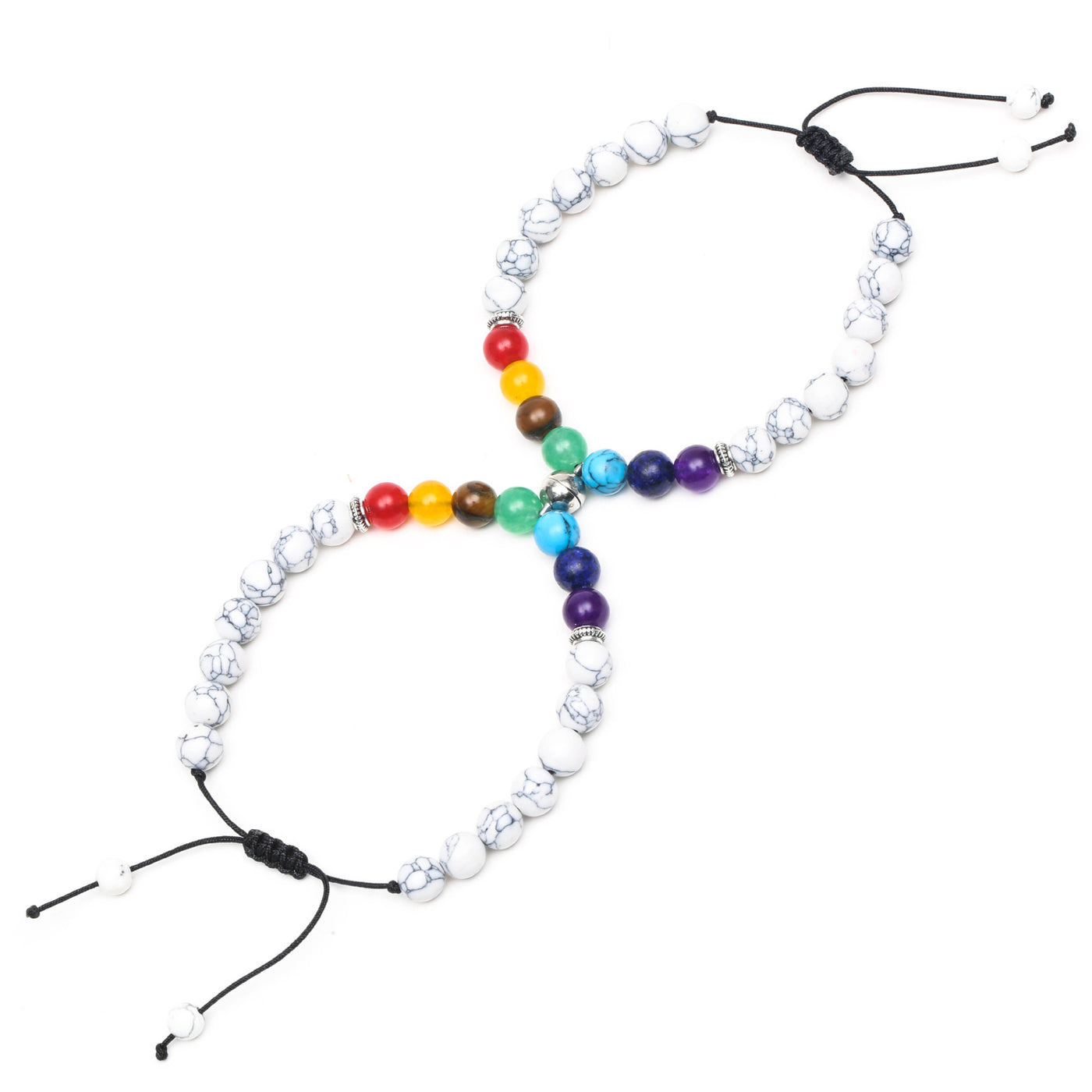 Colorful Stone Weaving Bracelet Couple Bracelet