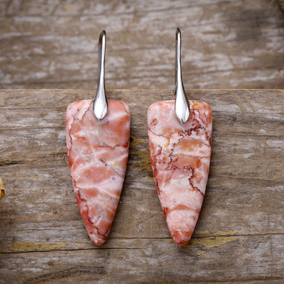 Vintage Natural Stone Earrings