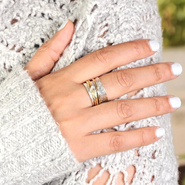 🔥Last Day 49% OFF🎁Moonstone Meditation Ring