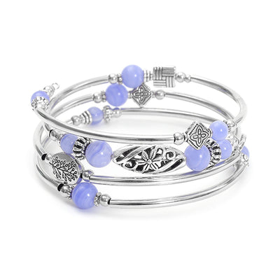 Multi-layer Turquoise Wrapped  Bracelet