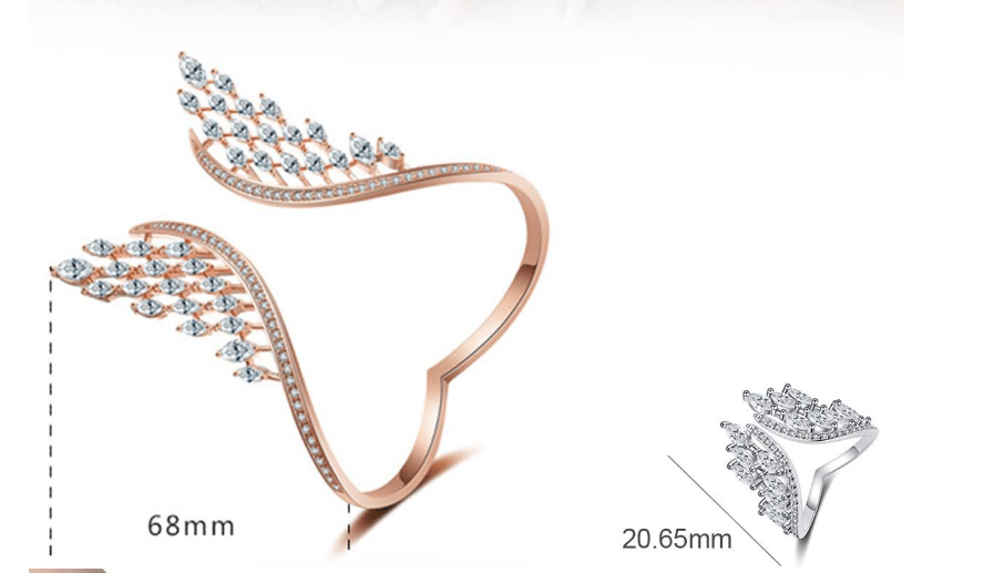 🎁2024 New Year Hot Sale🎁49% OFF🔥Angel Wings Bracelet / Ring