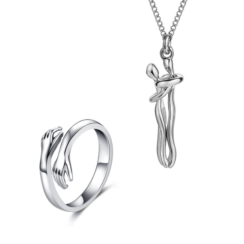 LAST DAY 49% OFF⇝💓 Hug Necklace (With A free Hug Ring)