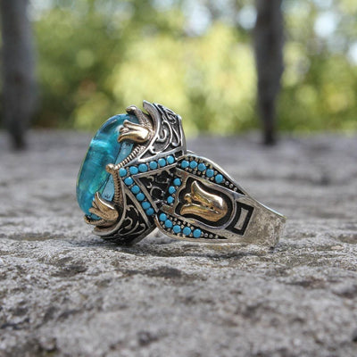 🔥🔥Last Day 49% OFF🎁Luxury Sapphire Carving Ring