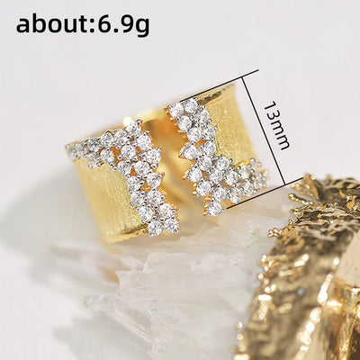 Open Zircon Ring