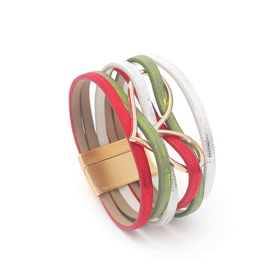 Colorful Multi-layer Leather Bracelets