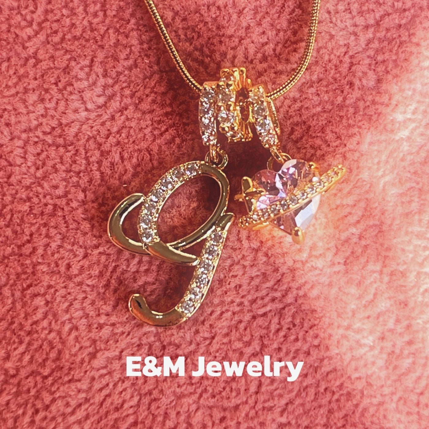 Personalized Custom 18K Gold Plated Alphabet Necklace, Artistic Design Name Necklace, Fashionable Exquisite Gift for Women and Girls