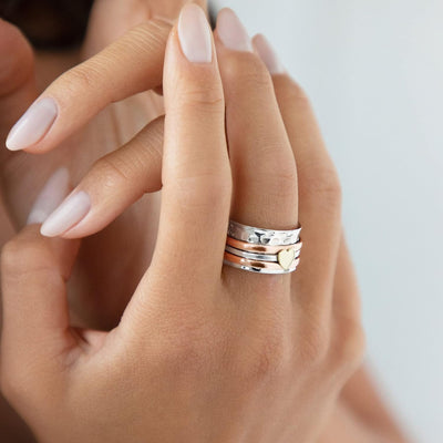 🔥 50% OFF FOR 2nd Item 🎁 Self Love Spinner Heart Ring💖