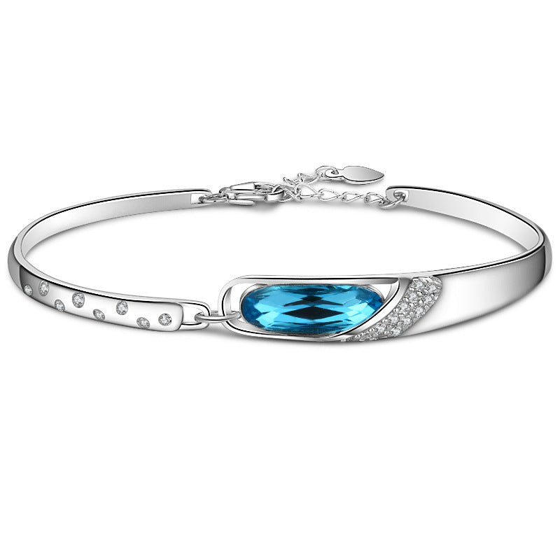 Crystal Bracelet Ocean Heart Bracelet