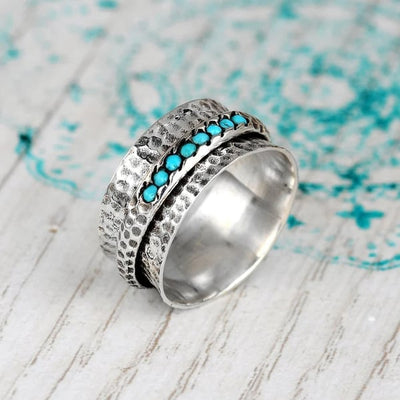🔥Last Day 49% OFF🎁Turquoise Spinner Ring