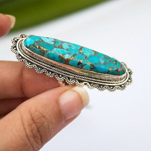Diwrnod olaf - Disgownt o 49% 🎁 Ffwrnais Boho Las Gwyrdd Ymylol