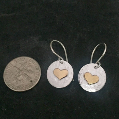 Vintage Heart Earrings