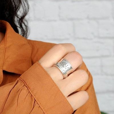 🔥🔥Last Day 49% OFF🎁Dandelion Flower Spinner Alloy Ring