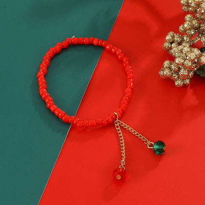Christmas  Snowflake Bells Bracelets Set